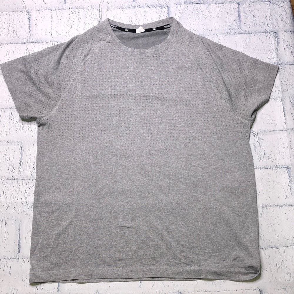 RHONE Gray Short Sleeve Tee